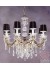 Bronze Chandelier with Crystal GRF0323.8