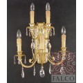 Bronze wall Sconce with Crystal GRF02175