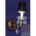 Bronze Sconce with Crystal GRF0247.1