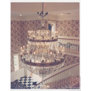  Bronze Chandelier with crystal
