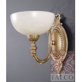  Bronce Wall Sconce with Alabaster.Model GRF0199.1